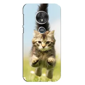 Чехлы с Котиками для Motorola MOTO G7 Play (VPrint) (Прыжок кота)