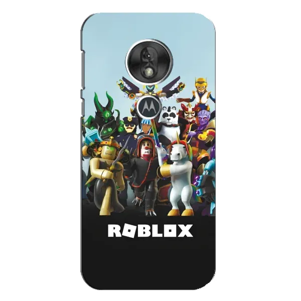Чехол с принтом «ROBLEX» для Motorola MOTO G7 Play