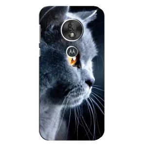 Чехлы с Котиками для Motorola MOTO G7 Play (VPrint) (Серый Кот)