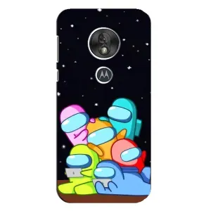 Чехол Амонг Ас для Motorola MOTO G7 Play (AlphaPrint) (Скины в космосе)