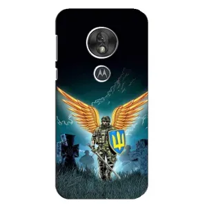 Чехлы с картинкой ЗСУ для Motorola MOTO G7 Play (AlphaPrint) (Солдат ЗСУ)
