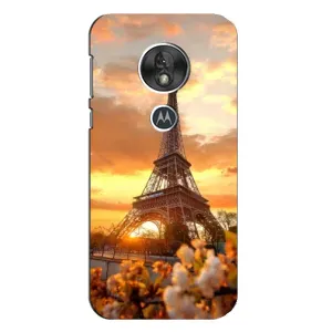 Чехол Эйфелева Башня для Motorola MOTO G7 Play - (AlphaPrint) (Солнечная башня)