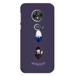 Чехлы Венсдей на Motorola MOTO G7 Play Уэнсдей (AlphaPrint) (Уэнздей и подруга)