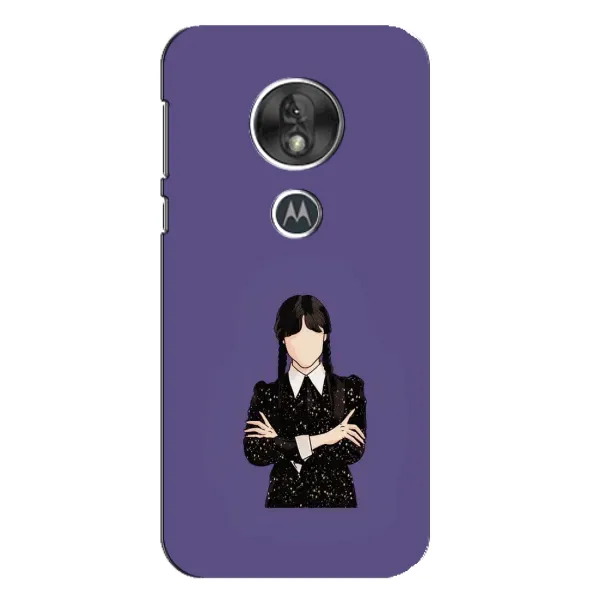 Чехол с принтом «Уэнздей в черном» для Motorola MOTO G7 Play Чехол с принтом «Уэнздей в черном» для Motorola MOTO G7 Play
