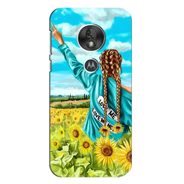 Чехол с принтом «Украиночка» для Motorola MOTO G7 Play Чехол с принтом «Украиночка» для Motorola MOTO G7 Play