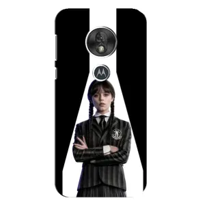 Чехлы Венсдей на Motorola MOTO G7 Play Уэнсдей (AlphaPrint) (W-Wednesday)
