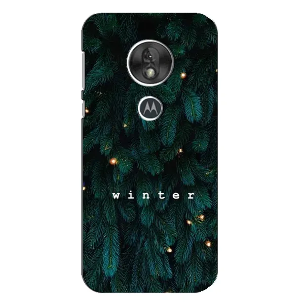 Чехол с принтом «Winter» для Motorola MOTO G7 Play