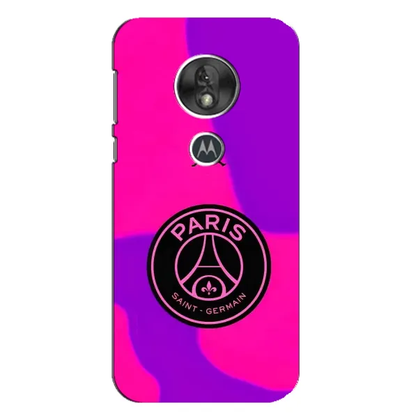 Чехол с принтом «яркий ПСЖ» для Motorola MOTO G7 Play