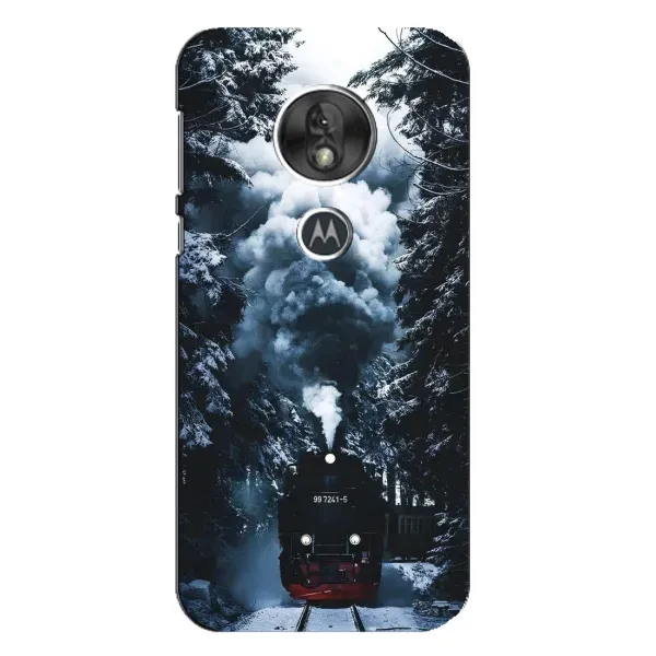 Чехол с принтом «Зимний поезд» для Motorola MOTO G7 Play