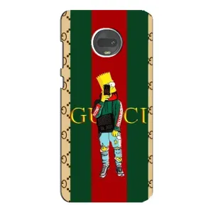 Бренднові Чохли для Motorola MOTO G7 Plus - (PREMIUMPrint) (Барт ГУЧЧІ)