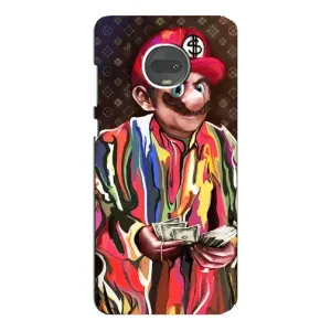 Бренднові Чохли для Motorola MOTO G7 Plus - (PREMIUMPrint) (Mario LV)