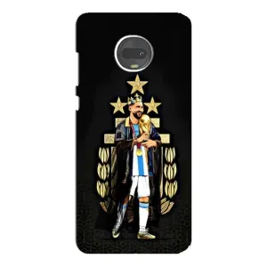 Чохли для Motorola MOTO G7 Plus (Leo чемпіон) (AlphaPrint) (Мессі Король)