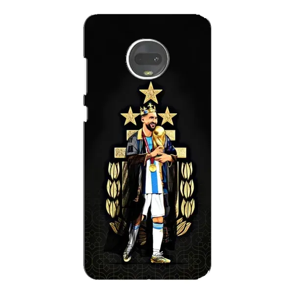 Чехол с принтом «Месси Король» для Motorola MOTO G7 Plus