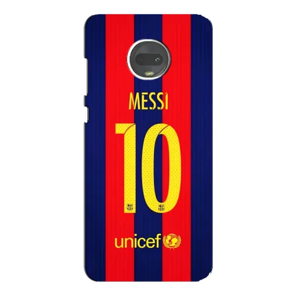 Чехол с принтом «Messi Barca 10» для Motorola MOTO G7 Plus