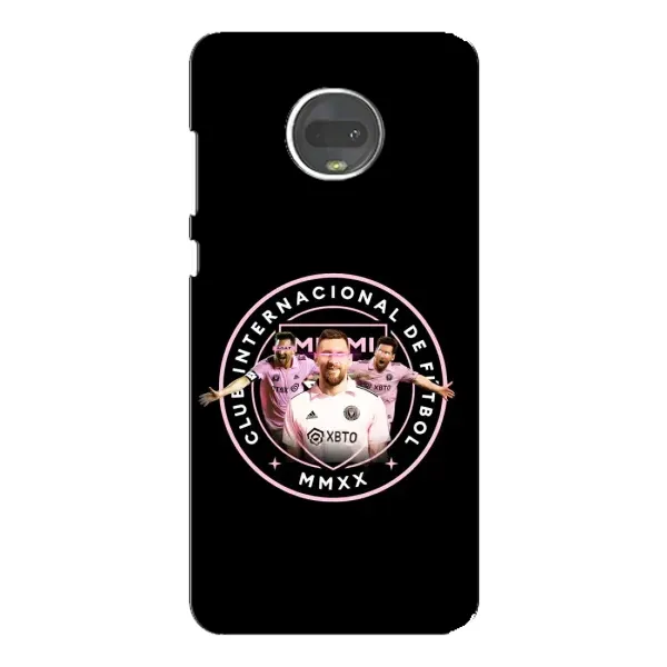 Чохол з принтом «Мессі в лого» для Motorola MOTO G7 Plus Чохол з принтом «Мессі в лого» для Motorola MOTO G7 Plus