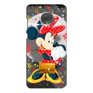 Чохол Disney Mouse Motorola MOTO G7 Plus (PREMIUMPrint) (Minni з бантіком)