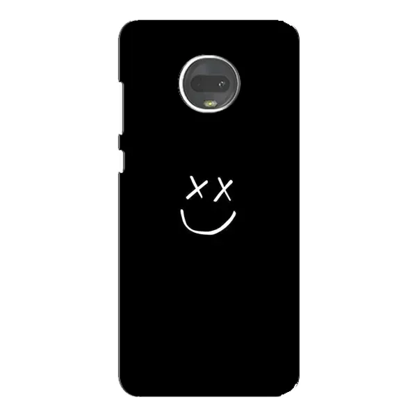 Чехол с принтом «Смайл» для Motorola MOTO G7 Plus