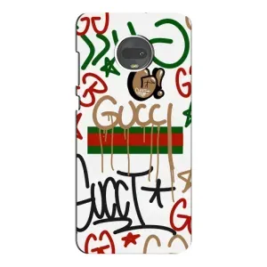 Бренднові Чохли для Motorola MOTO G7 Plus - (PREMIUMPrint) (Стиль GUUCI)