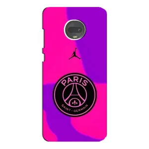 Чохли PSG для Motorola MOTO G7 Plus (AlphaPrint) (яскравий ПСЖ)