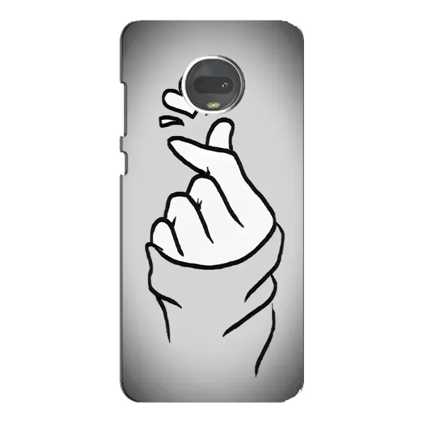Чехол с принтом «Значок Love» для Motorola MOTO G7 Plus