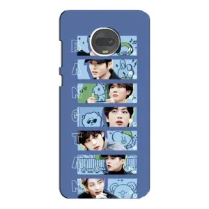 Чехлы BTS для Motorola MOTO G7 (AlphaPrint) (Bangtan)