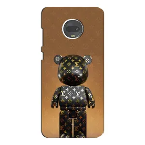Чехлы для Motorola MOTO G7 - Bearbrick Louis Vuitton (PREMIUMPrint)