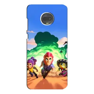 Чехол для Motorola MOTO G7 Бравл Старс (VPrint) (Бравел Старс)