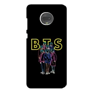 Чехлы BTS для Motorola MOTO G7 (AlphaPrint) (BTS стайл)