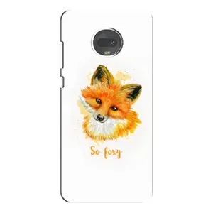 Чохли з картинкою Лисичка для Motorola MOTO G7 (VPrint) (Дівчинка Лиса)