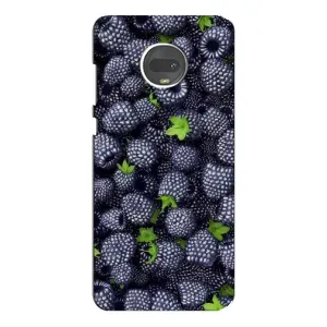 Чохли з фруктами для Motorola MOTO G7 (VPrint) (Ожина)