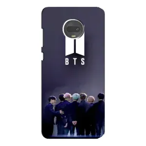 Чехлы BTS для Motorola MOTO G7 (AlphaPrint) (Группа BTS)