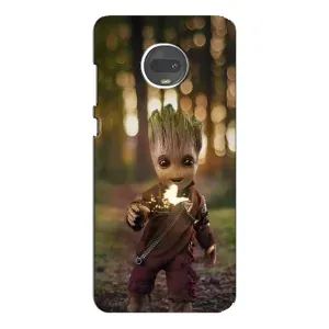 Чехол МАРВЕЛ для Мото G7 (AlphaPrint) (I am Groot)