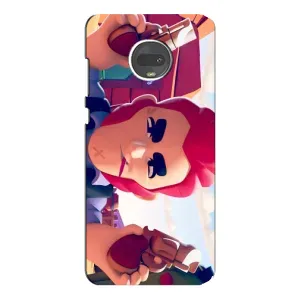 Чехол для Motorola MOTO G7 Бравл Старс (VPrint) (Кольт)