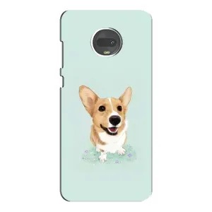 Чохли з собаками для Motorola MOTO G7 (VPrint) (Коргі)