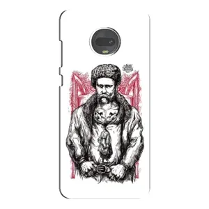 Чохли для Motorola MOTO G7 с принтом Тараса Шевченко (AlphaPrint) (Козак Шевченко)
