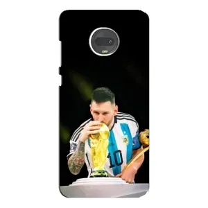 Чохли для Motorola MOTO G7 (Leo чемпіон) (AlphaPrint) (Кубок Мессі)