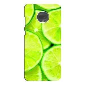 Чохли з фруктами для Motorola MOTO G7 (VPrint) (Лайм)