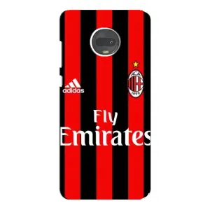 Чехлы для Motorola MOTO G7 (VPrint) - Футбольные клубы (Milan)