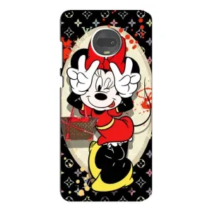 Чохол Disney Mouse Motorola MOTO G7 (PREMIUMPrint) (Мінні peace)