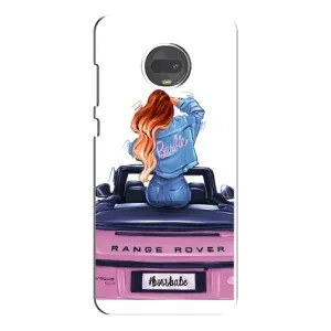 Чохол з друком для Motorola MOTO G7 - (Мода) (AlphaPrint) (На машині)