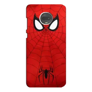 Чехол с человеком пауком для Motorola MOTO G7 - (AlphaPrint) (Паук (Марвел))