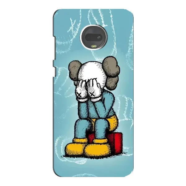 Чехол с принтом «Плач Bearbrick» для Motorola MOTO G7