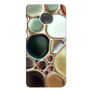 Мраморный чехол на Motorola MOTO G7 (VPrint) (Радужный Мрамор)