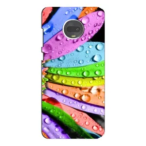 Чехлы (ART) Цветы на Motorola MOTO G7 (VPrint) (Семиквітка)
