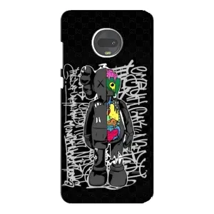 Чохли для Motorola MOTO G7 - Bearbrick Louis Vuitton (PREMIUMPrint) (Стиль Bearbrick)