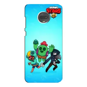 Чехлы Brawl Stars для Motorola MOTO G7 (AlphaPrint) (Трио героев)