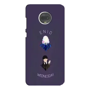 Чохли Венсдей на Motorola MOTO G7 Уенсдей (AlphaPrint) (Венздей і подруга)