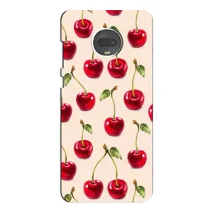 Чохли з фруктами для Motorola MOTO G7 (VPrint) (Черешня)