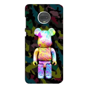 Чохли для Motorola MOTO G7 - Bearbrick Louis Vuitton (PREMIUMPrint) (Яскравий Bearbrick)