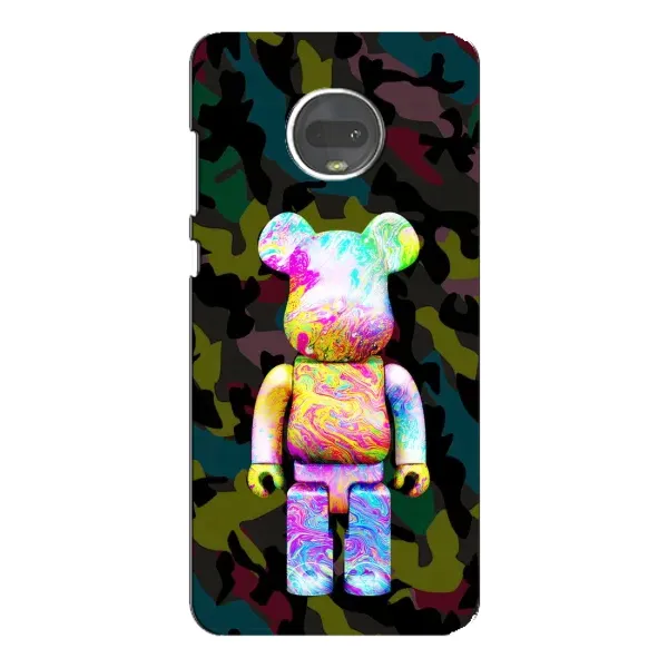 Чехол с принтом «Яркий Bearbrick» для Motorola MOTO G7